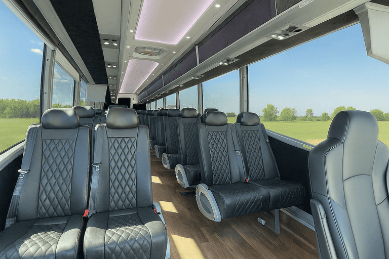 coach bus in Cedar Rapids