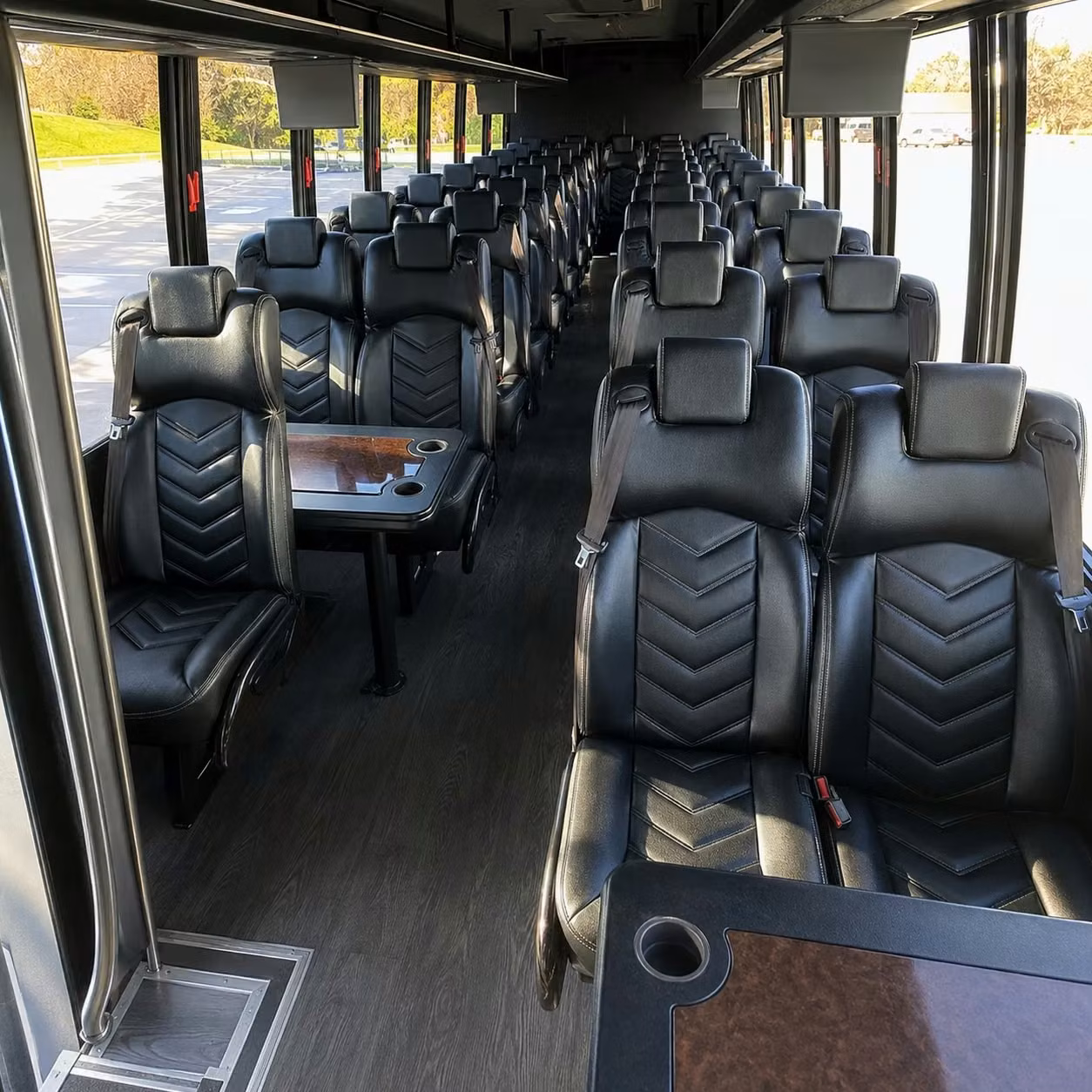 25 passenger minibus inside