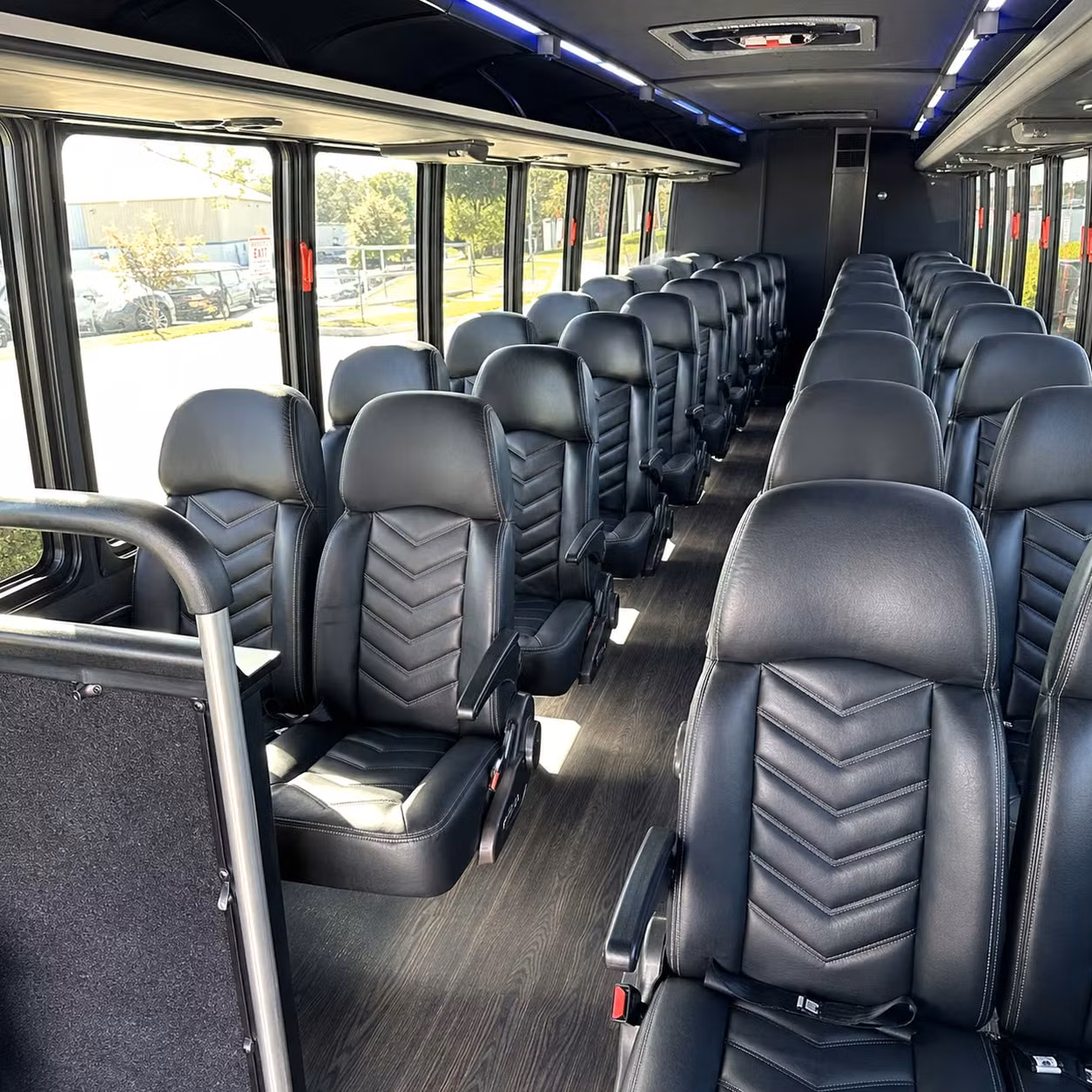 28 passenger minibus inside