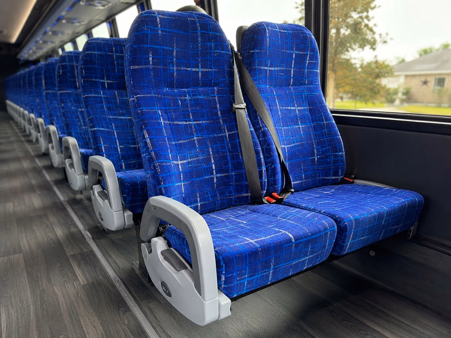cedar rapids charter bus interior