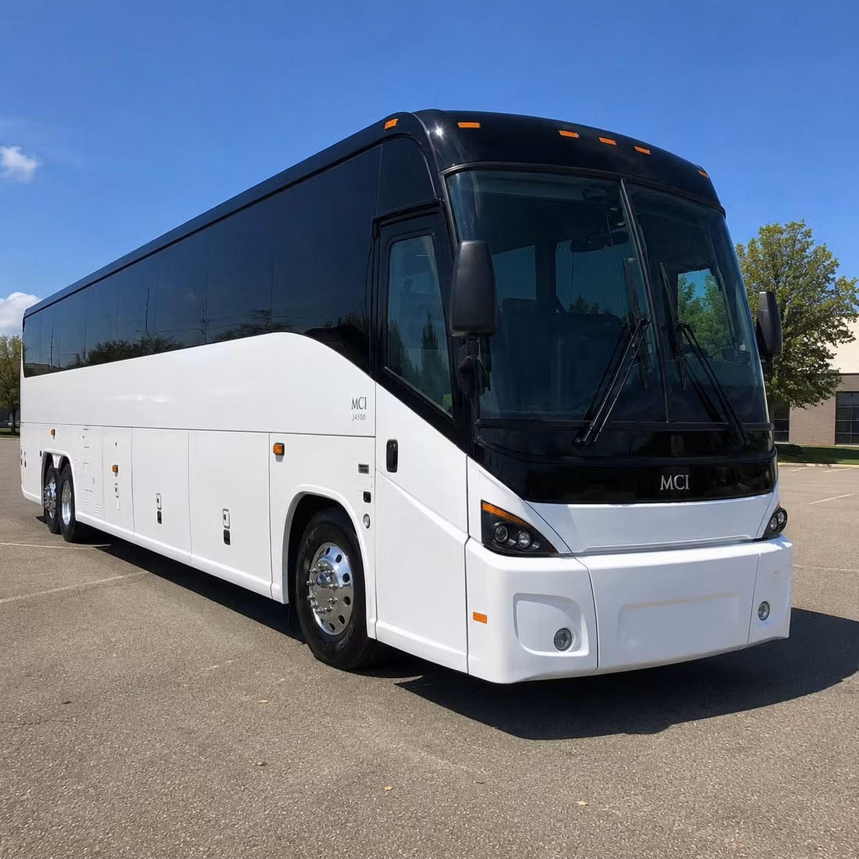 cedar rapids charter bus rental exterior