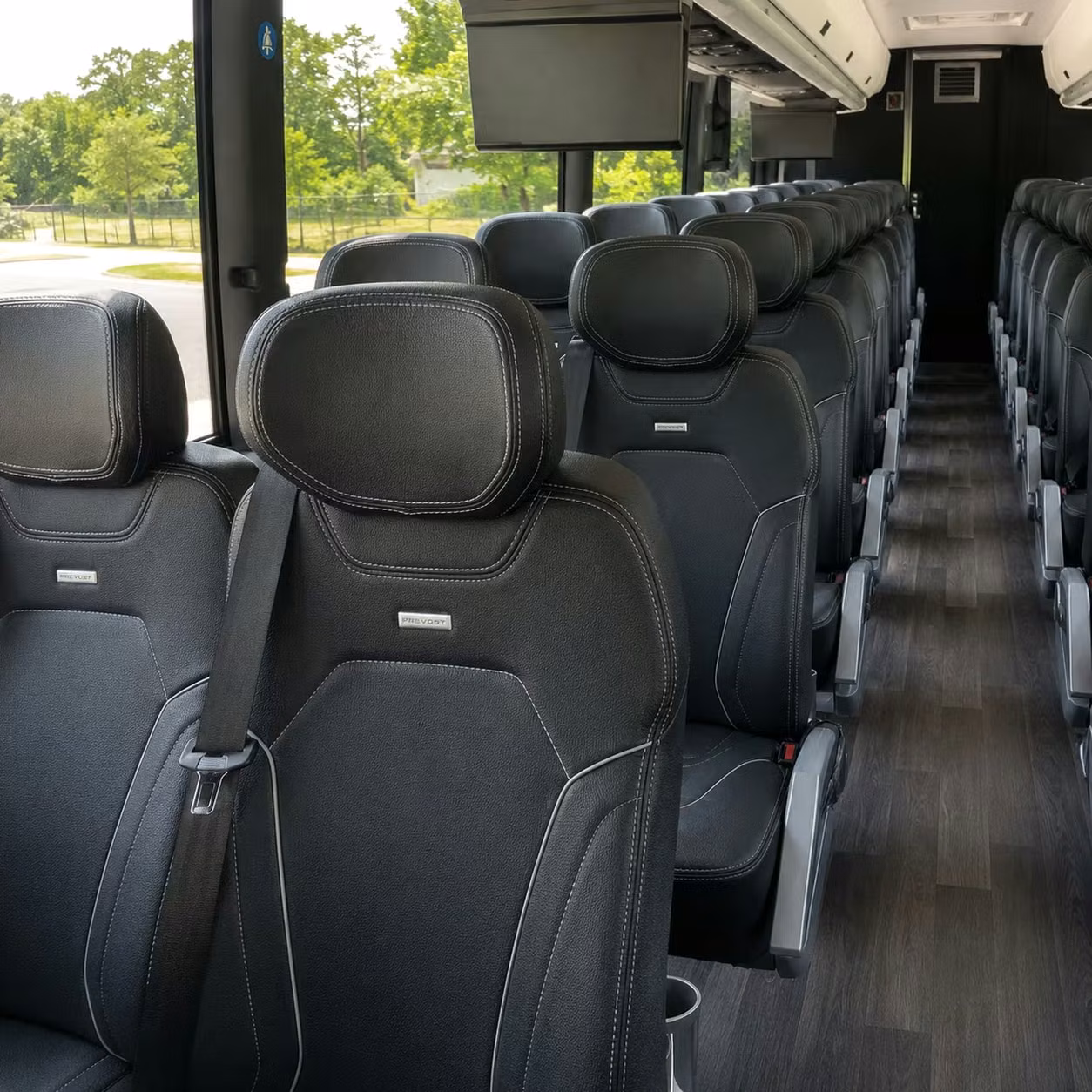for easy convention and conference transportation in cedar rapids rent a charter bus