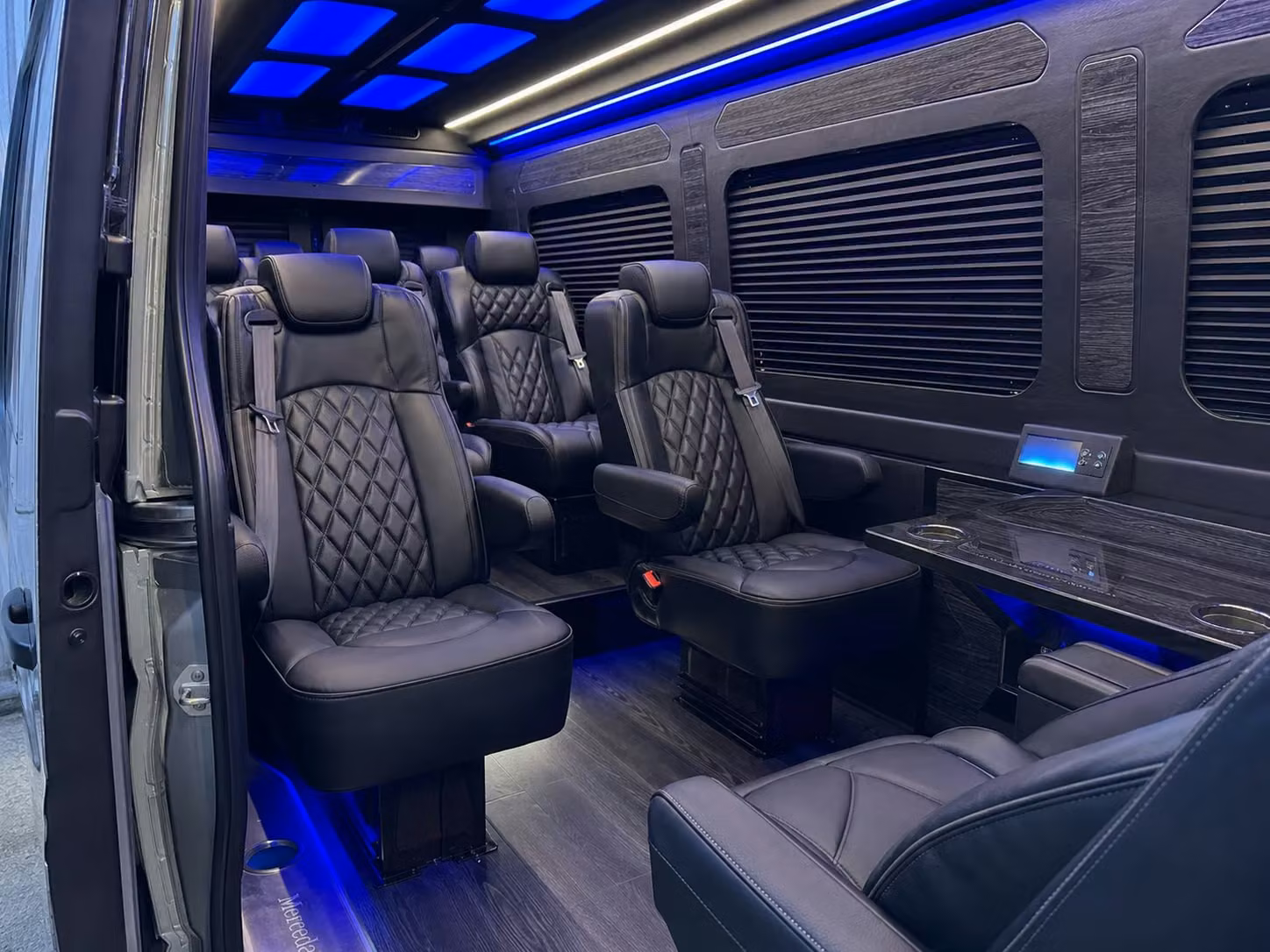 sprinter van transportation for groups and events across cedar rapids