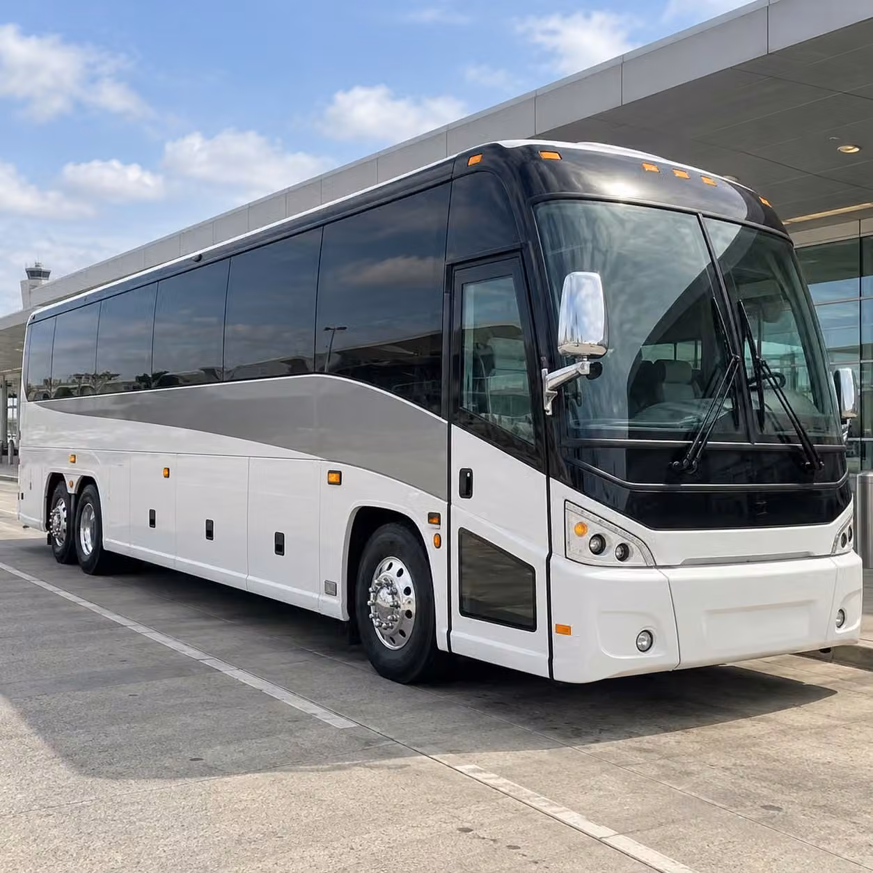 these cedar rapids charter buses come ready for long distance government military missions
